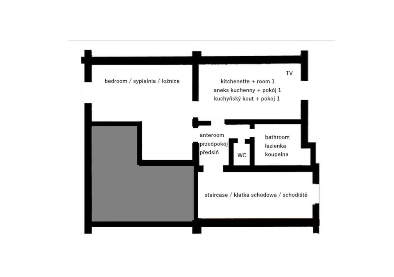Pod Náchodským zámkem Apartamento Exterior foto